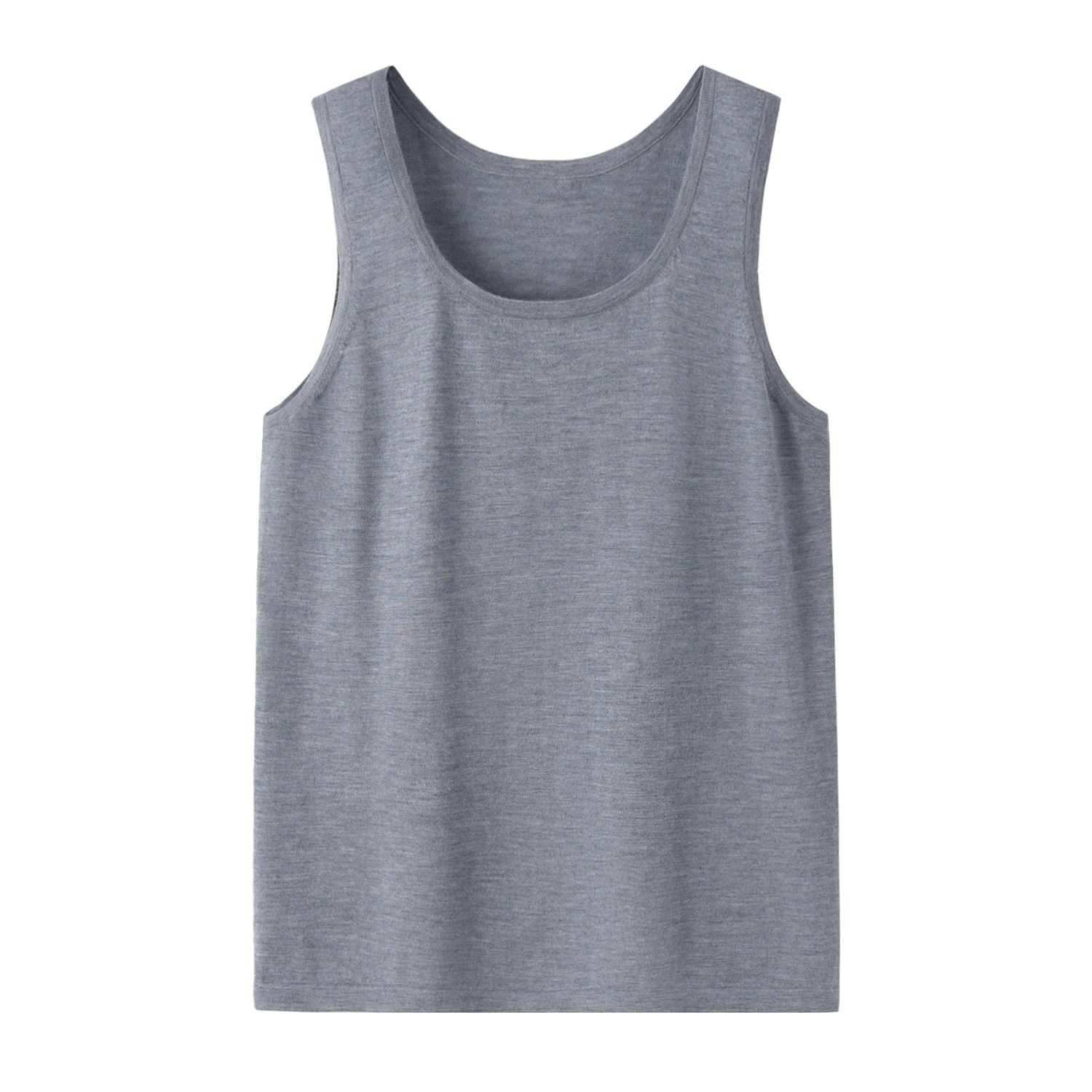 鑫富绒精纺纯山羊绒男士圆领加绒背心无袖内搭内穿保暖暖背秋冬