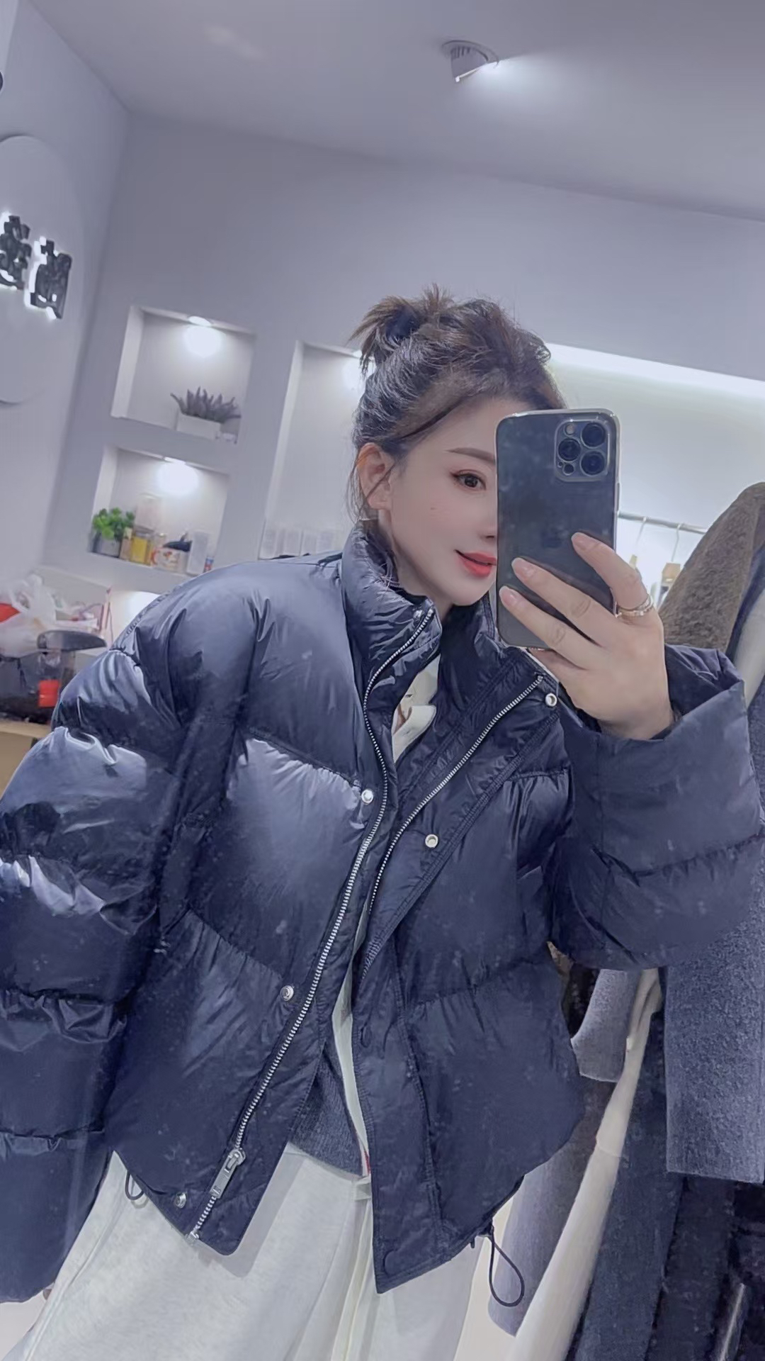 立领款休闲厚外套