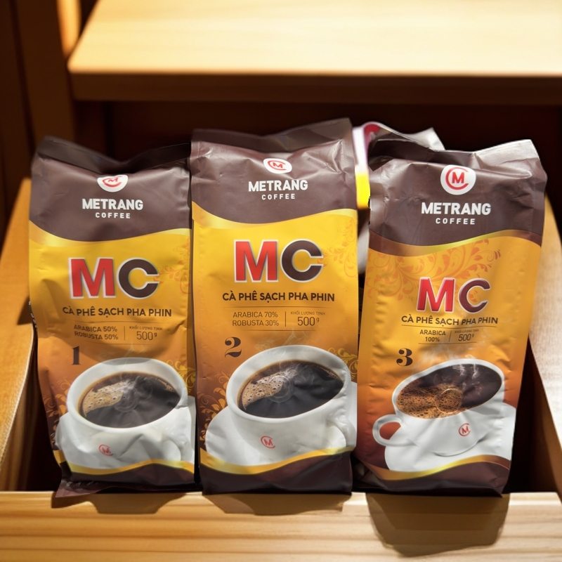 越南代购ME TRANG美庄咖啡MC咖啡粉精研香醇滴漏咖啡粉500g袋装