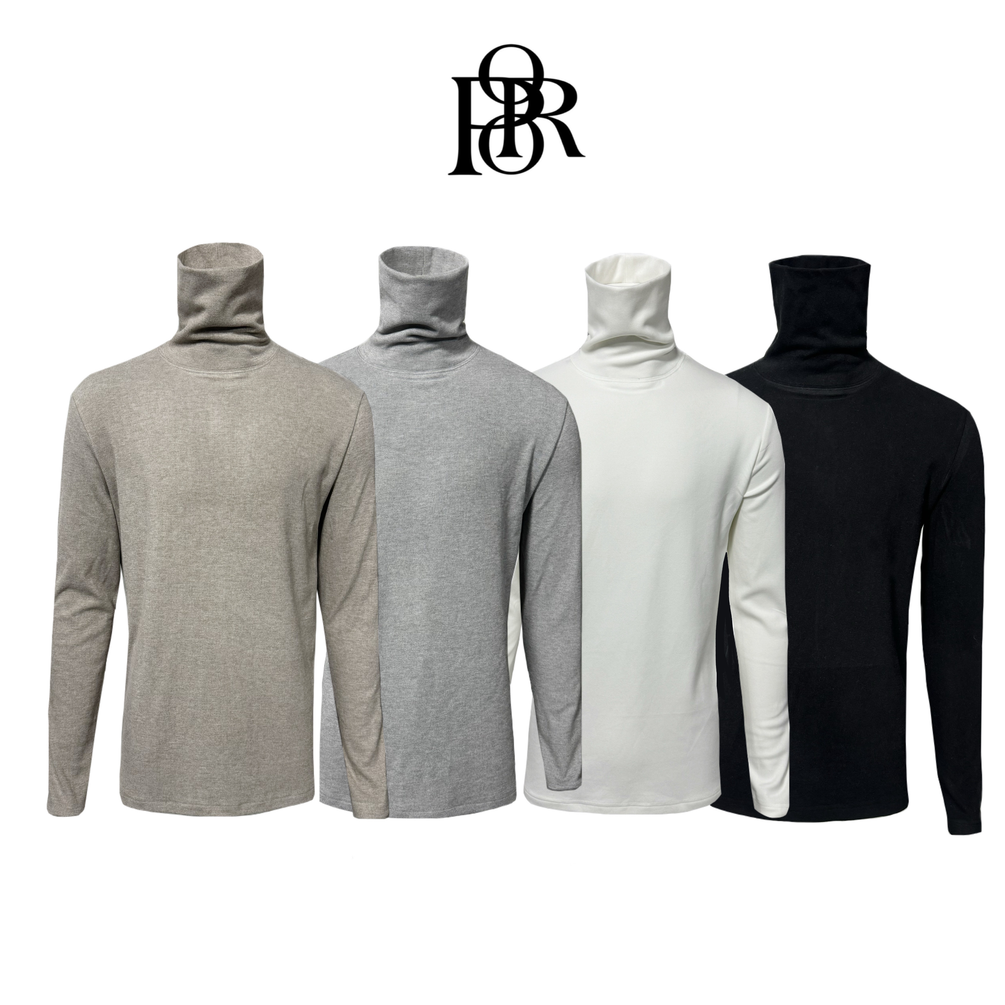 GL01「双面绒」自发热保暖科技面料可机洗绒感高领长袖打底pl2号店