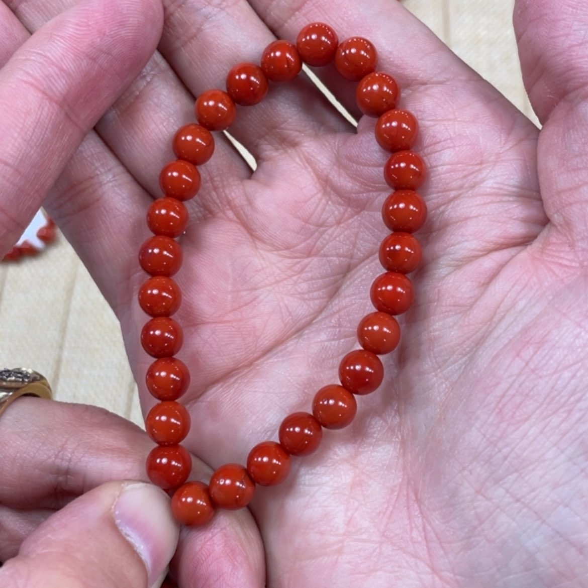 【闪购商品】定制南红玛瑙未镶嵌手串