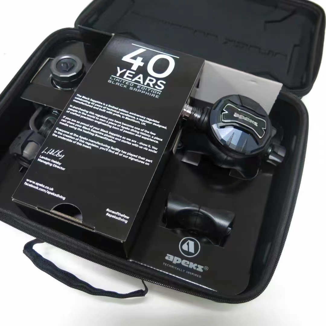 Apeks全球限量版 40周年钻石切割工艺 水肺潜水调节器现货