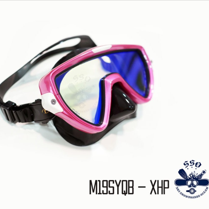 TUSA m19亚洲限量版色面镜 大视野 镀膜防晒镜片 水肺浮潜用