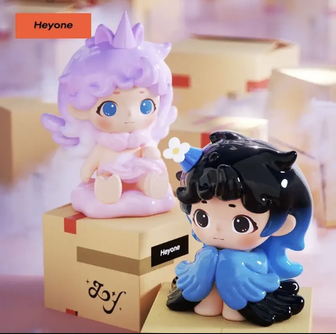 【拆盒】Heyone黑玩mini好运制造局系列盲盒萌粒