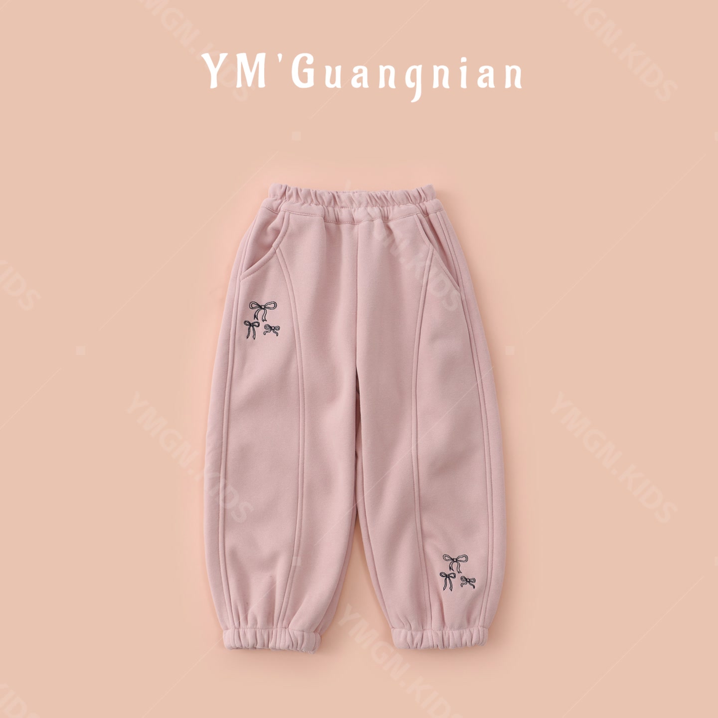 【幼棉光年】冬季女童加绒保暖休闲裤5262337-5262338-5262376