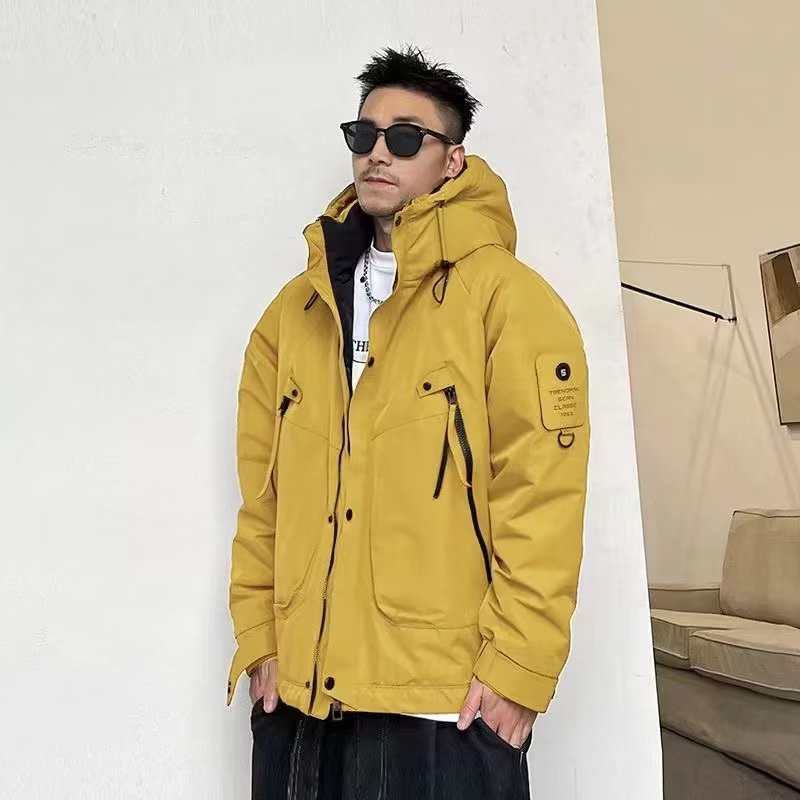 【小扬哥推荐】日系冲锋衣外套男春秋连帽夹克宽松潮流男生休闲上