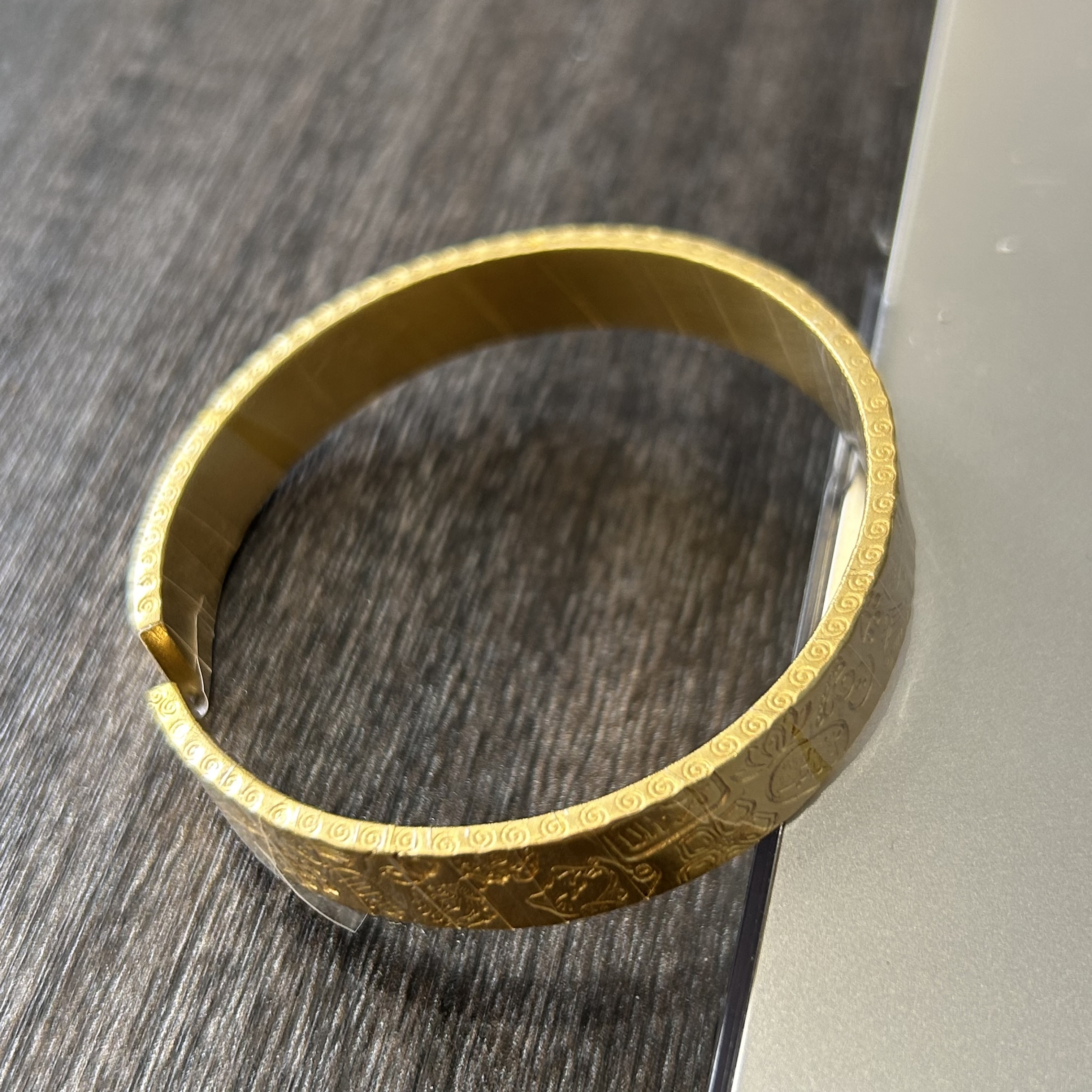 吉言足金黄金手镯
