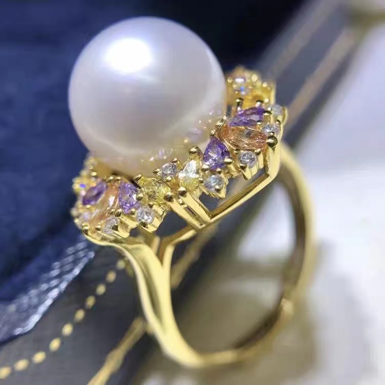 非金属布艺戒指 国风高级感女王轻奢活口时尚女款气质戒指-CF0923