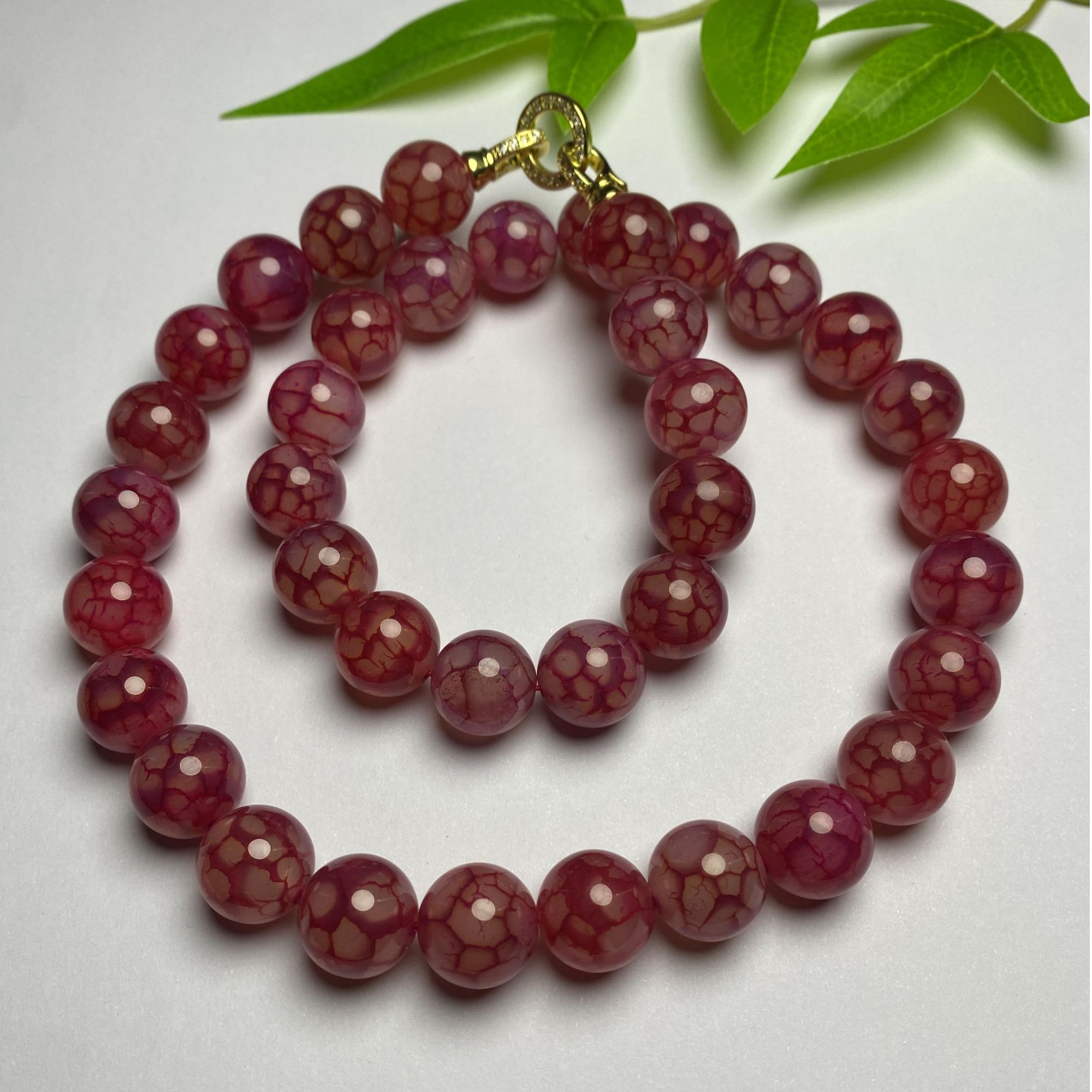 【梦梦甄选】高端血晶蛟龙项链 