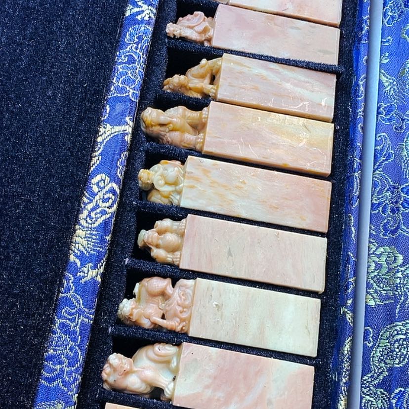 【闪购商品】青田石印石仲*
