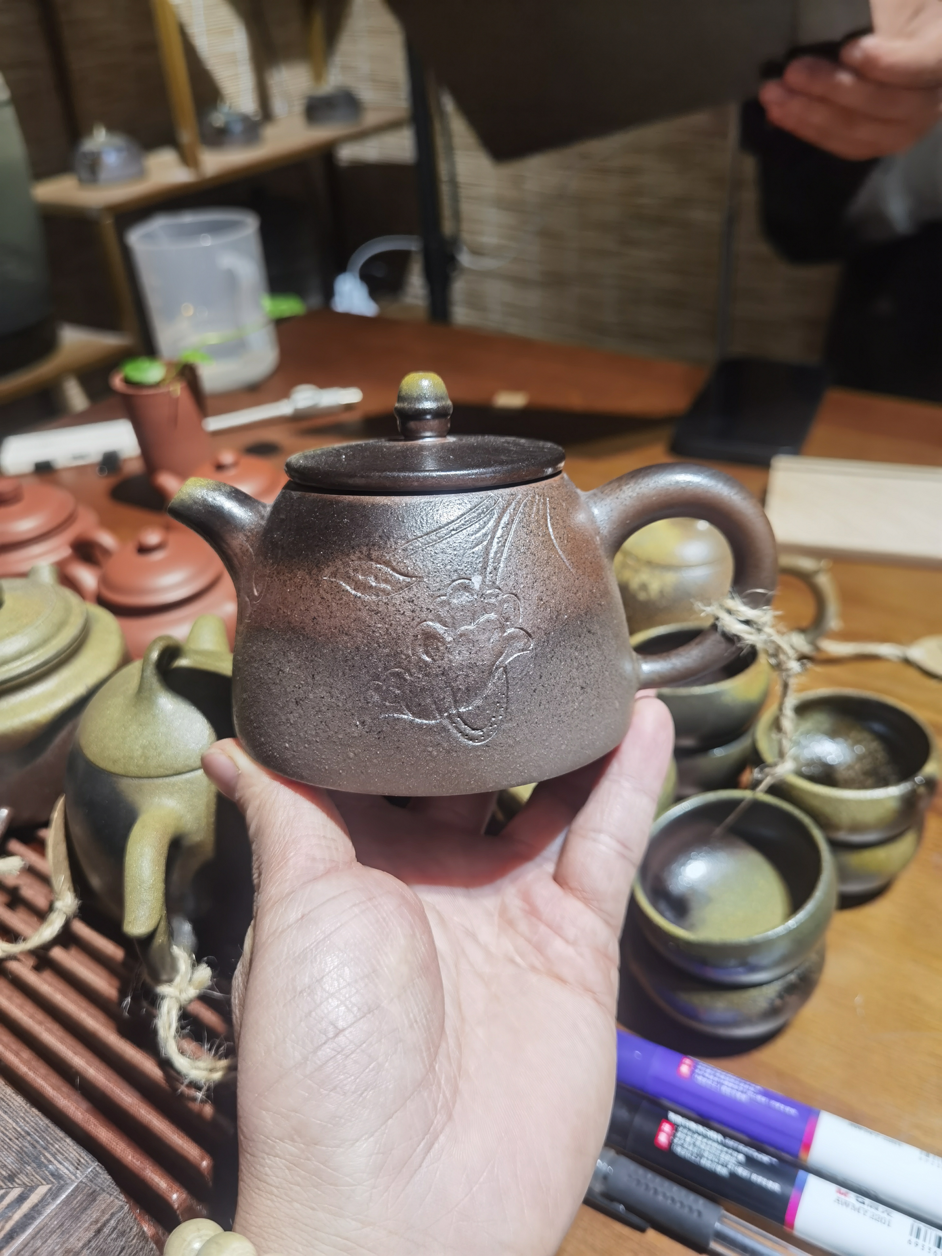 全手工纯柴烧茶壶