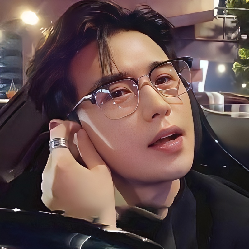 穿搭利器！童锦程同款痞帅斯文半框黑框眼镜男近视理工男韩版潮女