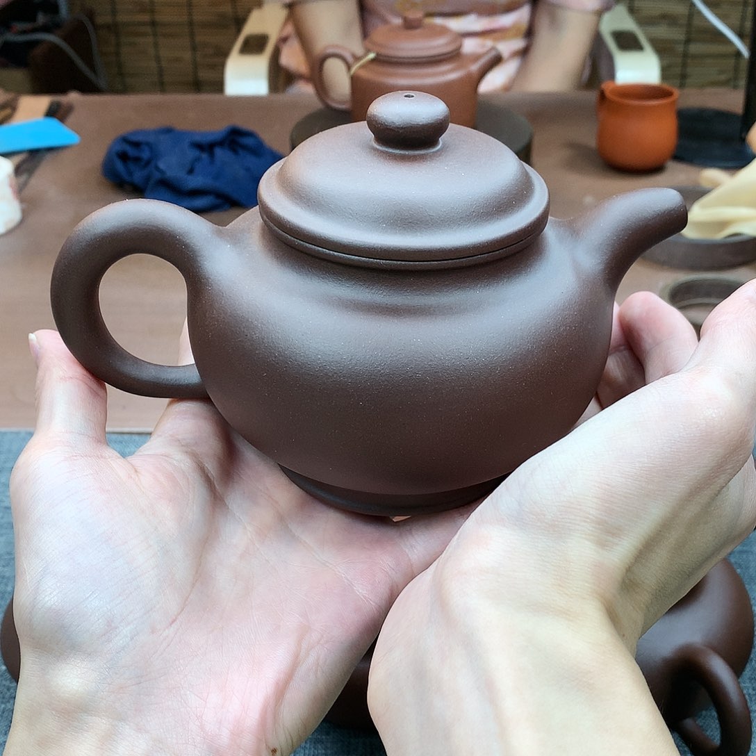 紫砂茶壶掇只 450cc 紫泥 周宜君