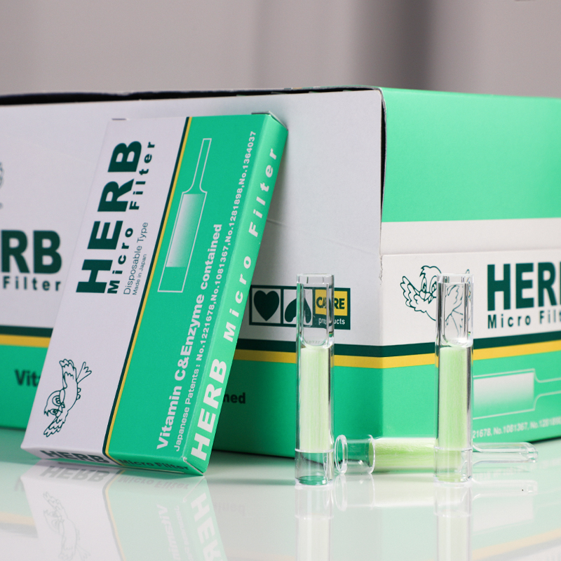HERB正品绿小鸟过滤嘴便携抛弃型300支装粗/中/细烟用香烟过滤嘴