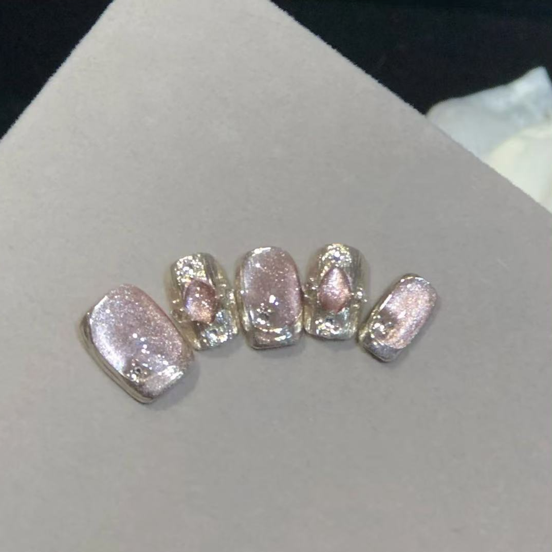 喵公子【布契拉提】纯手工穿戴甲可拆卸美甲光疗甲