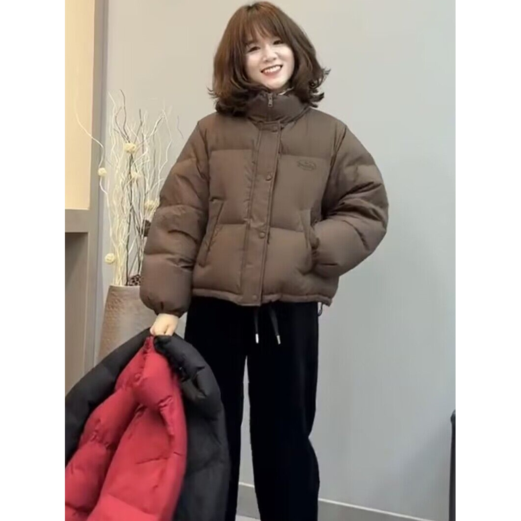波司登短款羽绒服女冬季2023新款韩版宽松高级感小个子加厚面包服