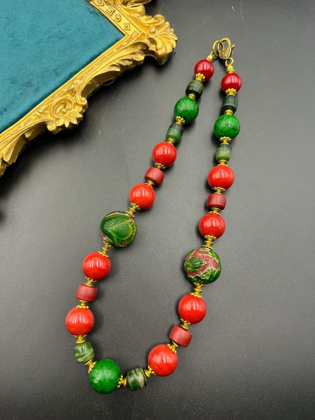 琉璃雕刻项链经典百搭