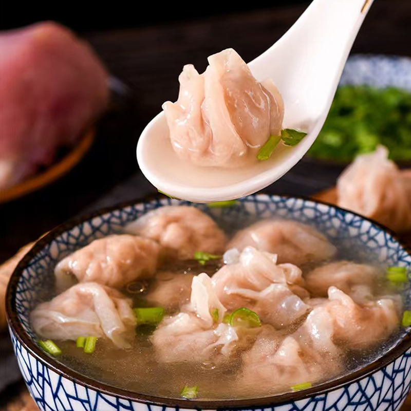 洽优优福州肉燕馄饨低脂福建丹阳扁食儿童营养懒人速食早餐半成品