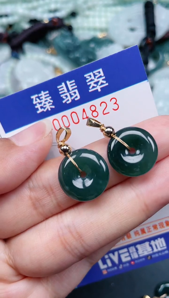 翡翠未镶嵌颈饰.0004824