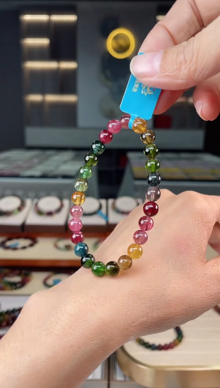 【闪购商品】碧玺单圈手串未镶嵌（多样性发一条）Q
