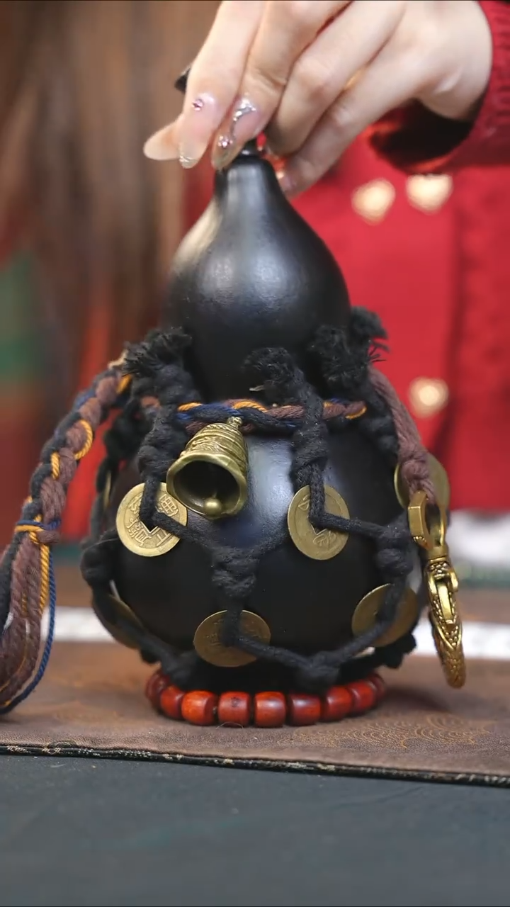 【闪购商品】WX311大漆酒葫芦不包手串及旋转底座