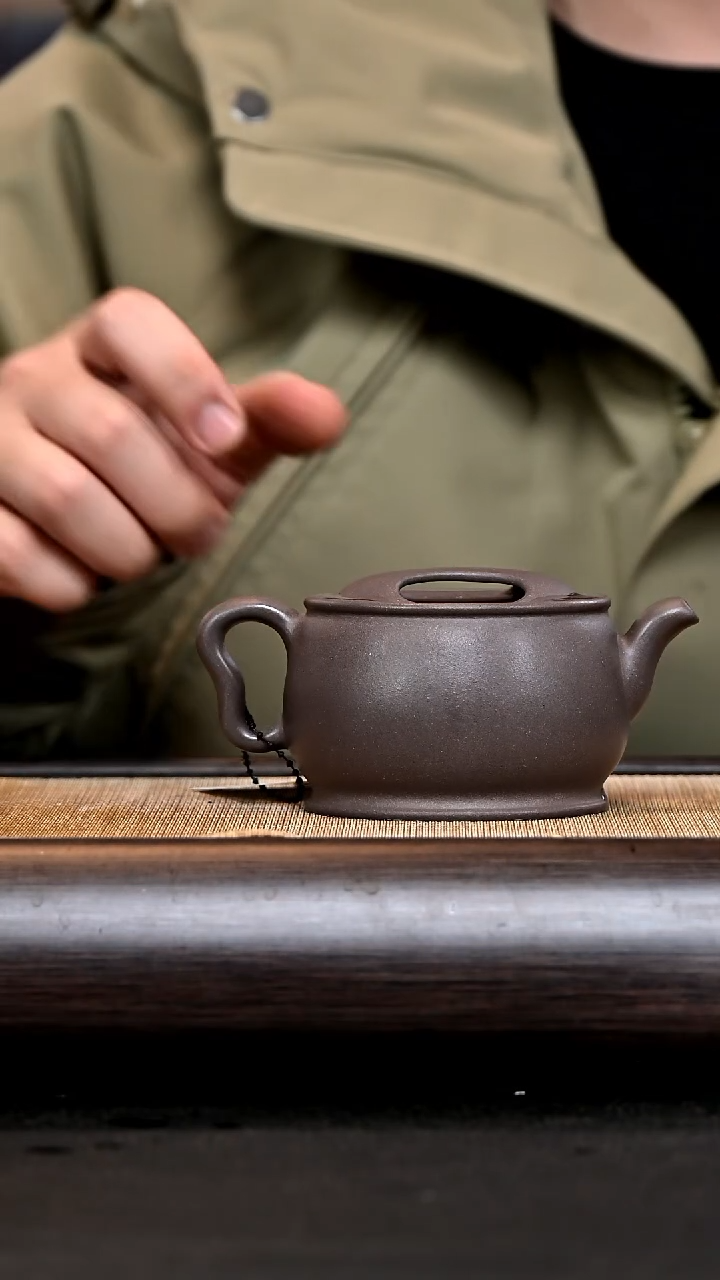 【闪购商品】紫砂茶壶PH12305 牛盖 天青