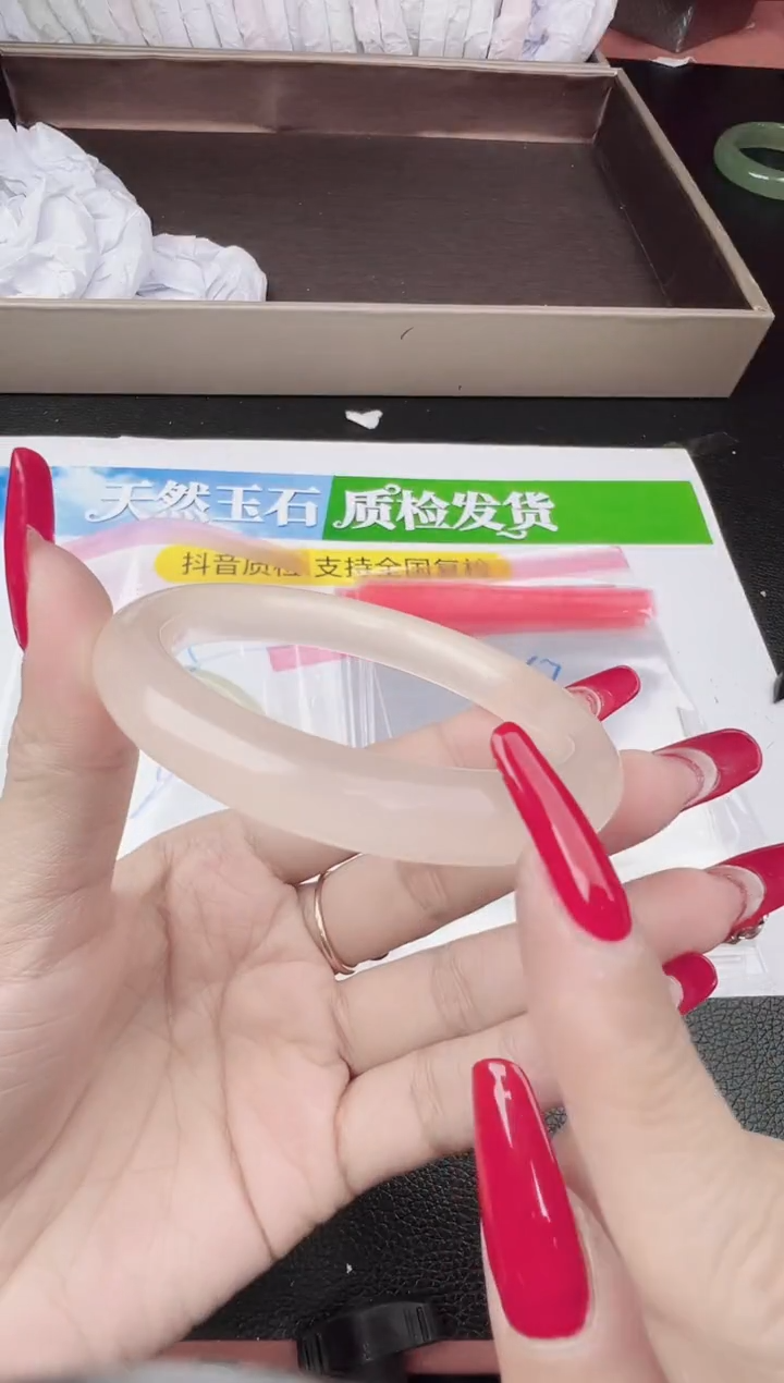 未镶嵌手镯石英质玉圈口51