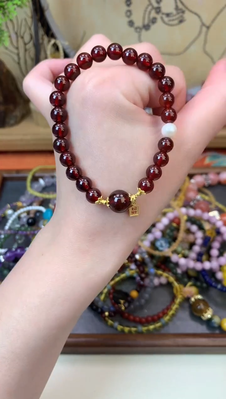 【闪购商品】石榴石手链未镶嵌429