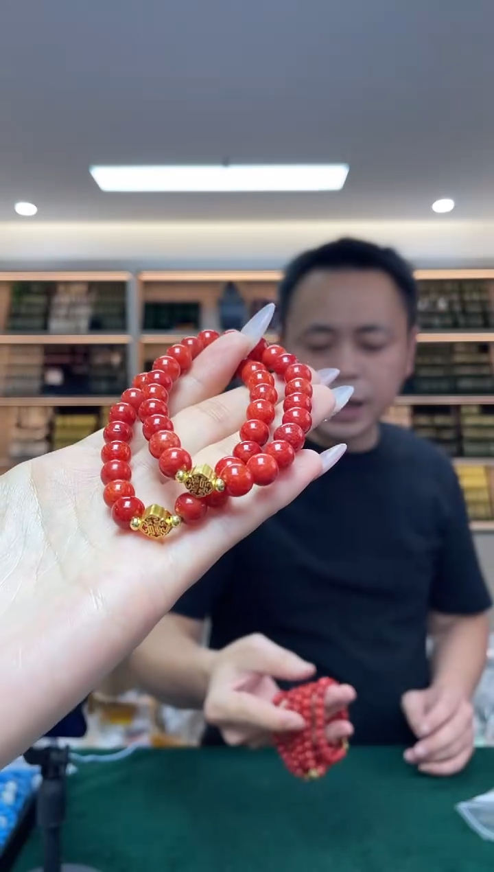 未镶嵌手串翡翠多样性发一件