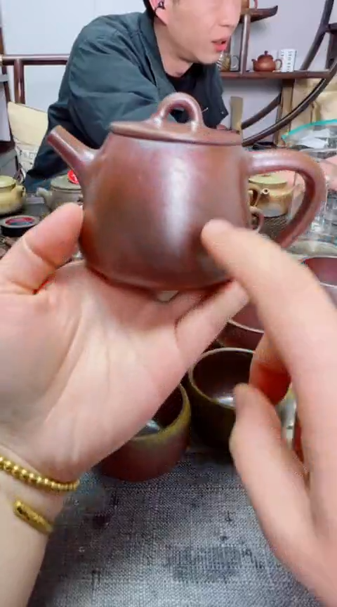 【闪购商品】泥塑柴烧高石瓢，微瑕，原矿全手工