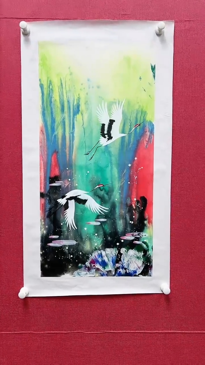 【闪购商品】绘画赵燮绘画2平尺仙鹤