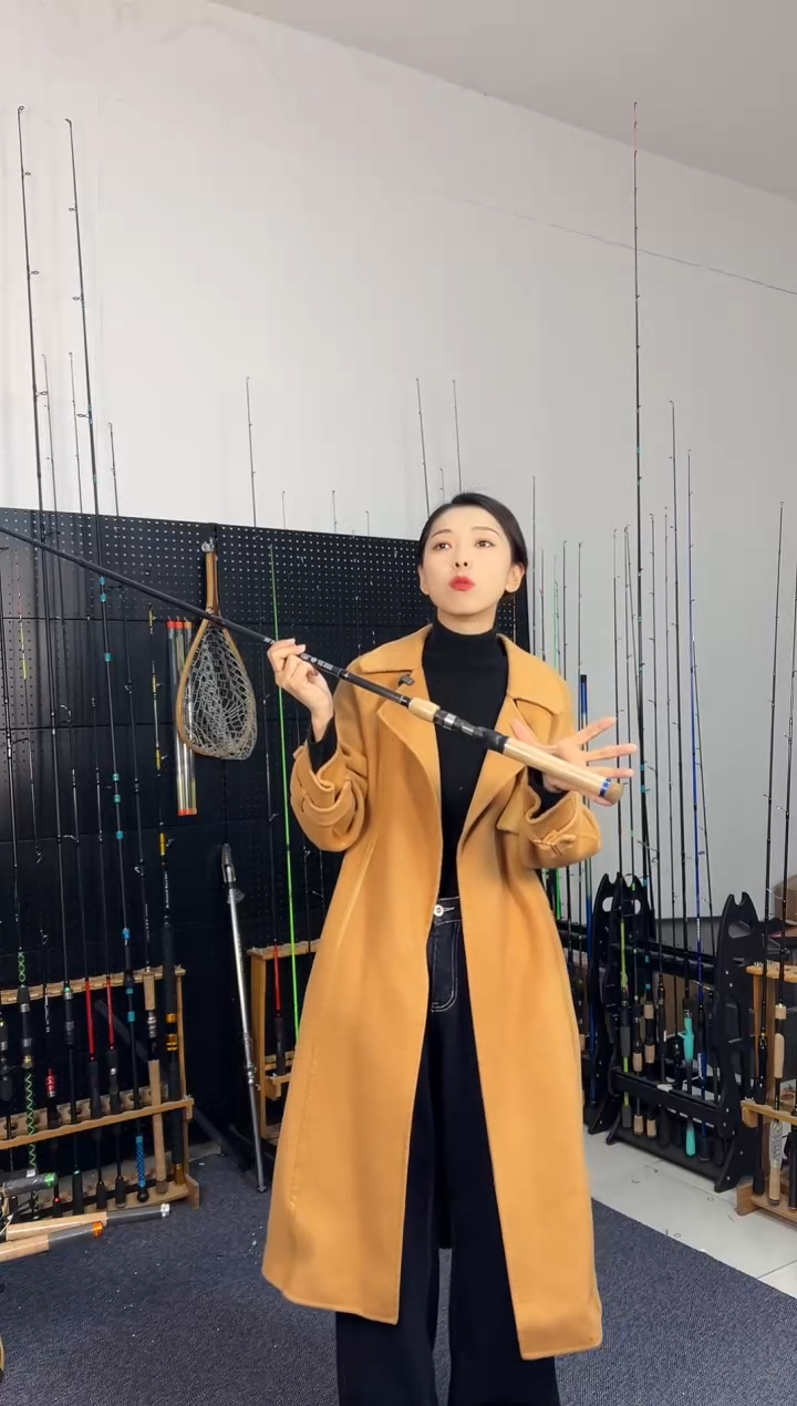 2.4m碳素DML枪柄2.4米（瑕疵尾货竿，没有售后，介意勿拍）