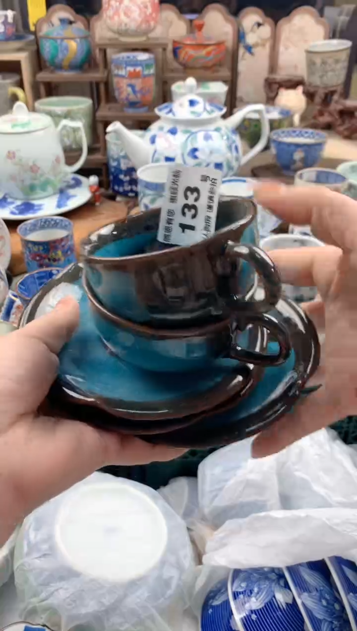 瓷片黑****）133号九姑娘工艺品瓷器