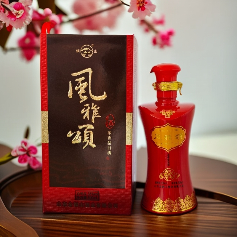 钢山38度钢山风雅颂纯正粮食白酒适用于婚礼宴请500ML38度500