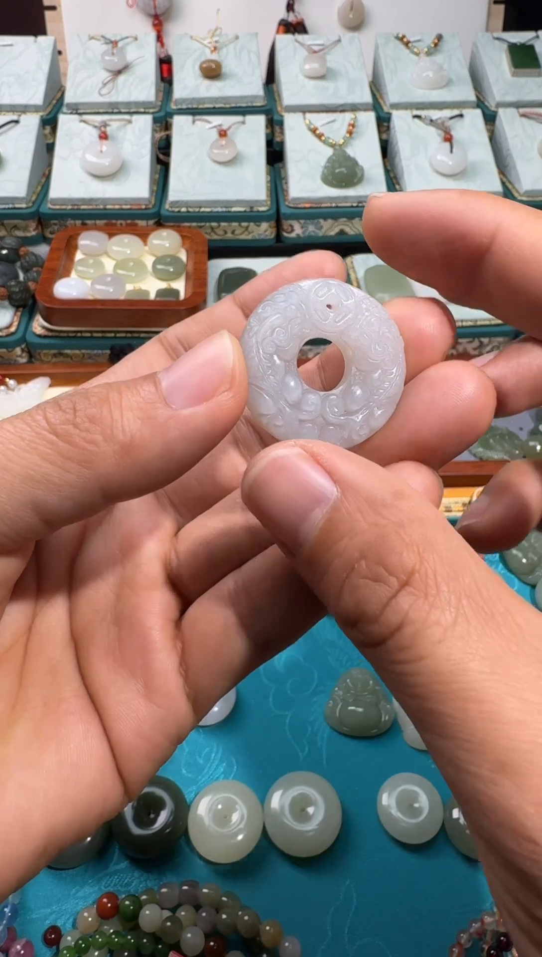 【闪购商品】和田玉颈饰未镶嵌双面貔貅吊坠