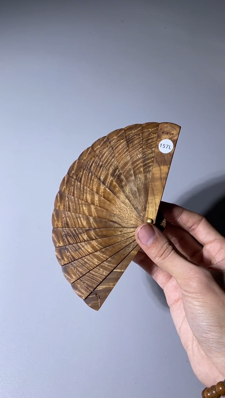 【闪购商品】金丝楠157号10cm金丝楠迷你扇