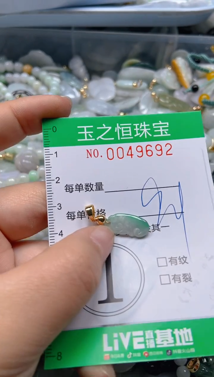 【闪购商品】翡翠颈饰未镶嵌闪购0049692