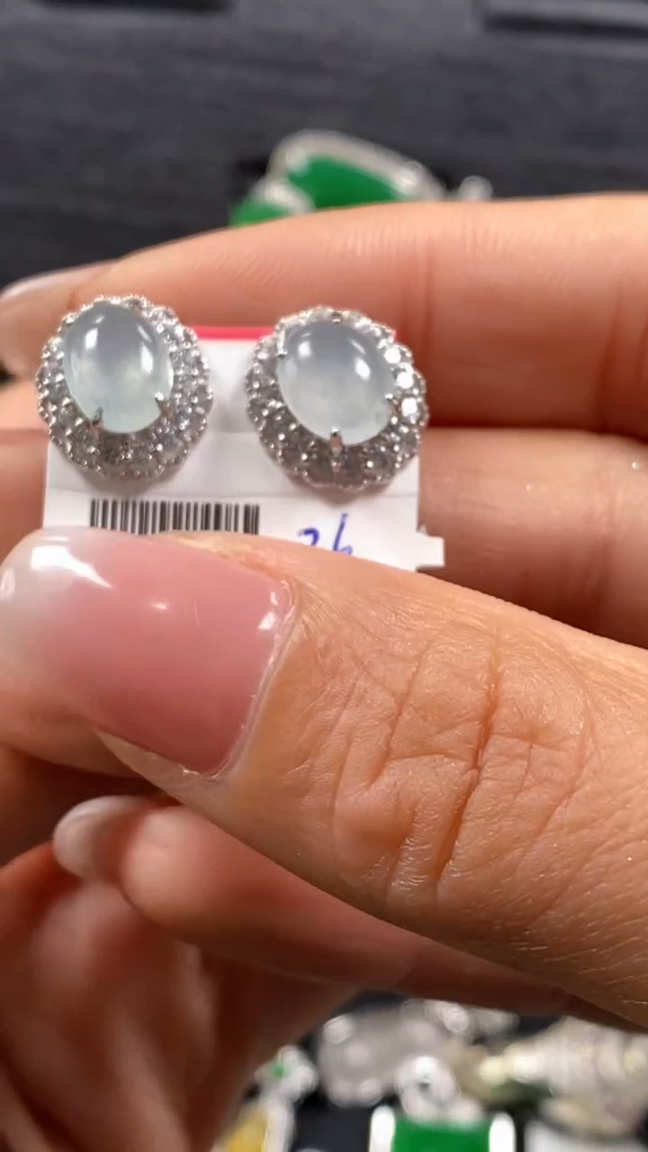 【闪购商品】翡翠戒指银S925镶嵌6725