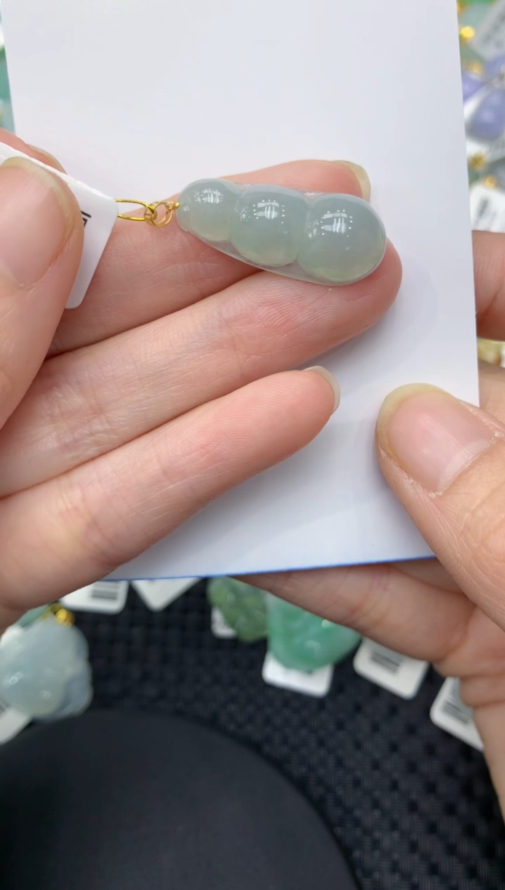 【闪购商品】翡翠颈饰18K金镶嵌11111111