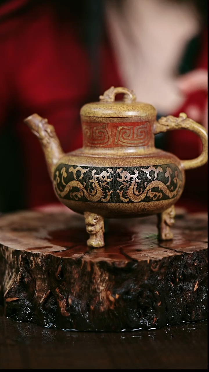茶壶紫砂宜兴岁颐传器原矿全手55