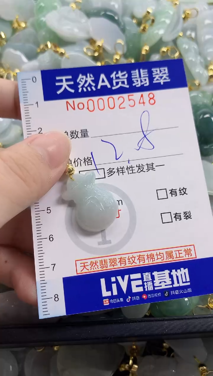颈饰未镶嵌翡翠?****姐天然A货翡翠