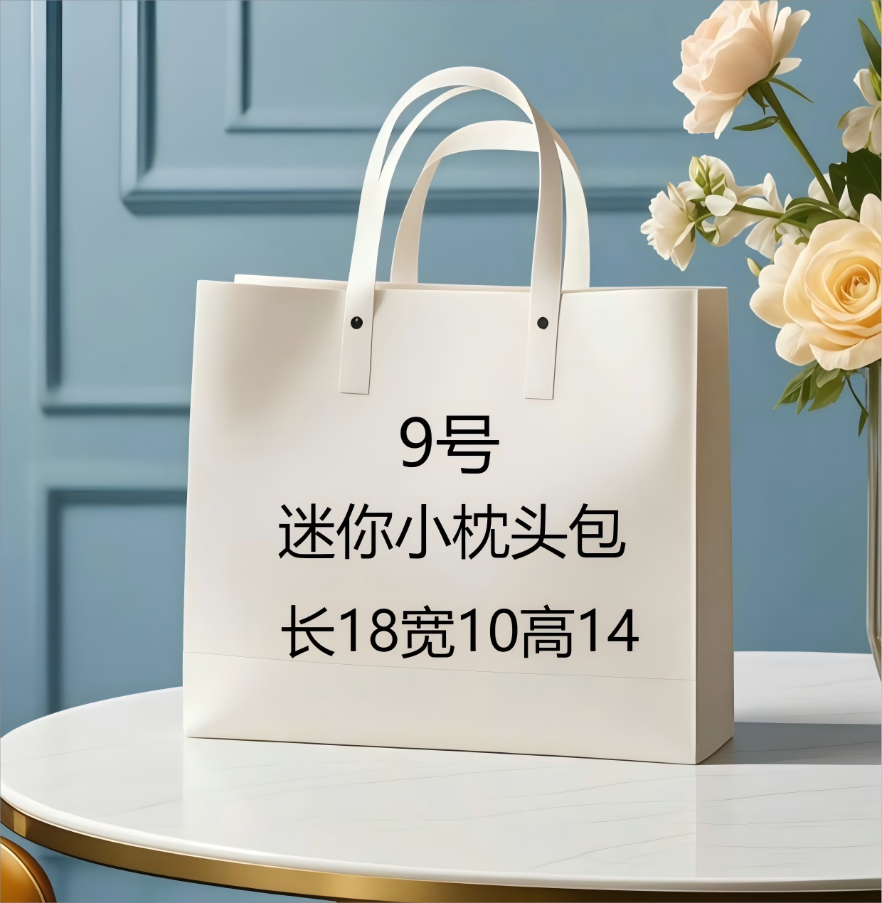 9号轻奢短款女士百搭简约迷你小枕头包8123 