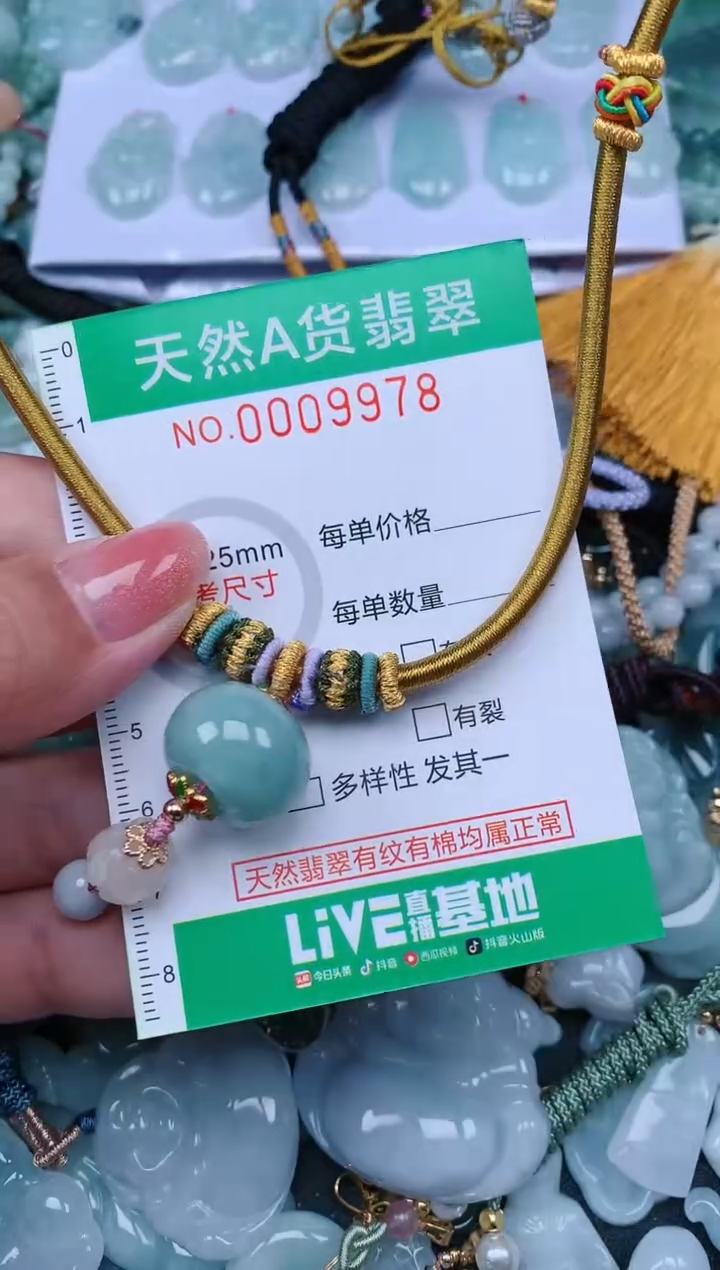 【闪购商品】翡翠颈饰未镶嵌.0009978