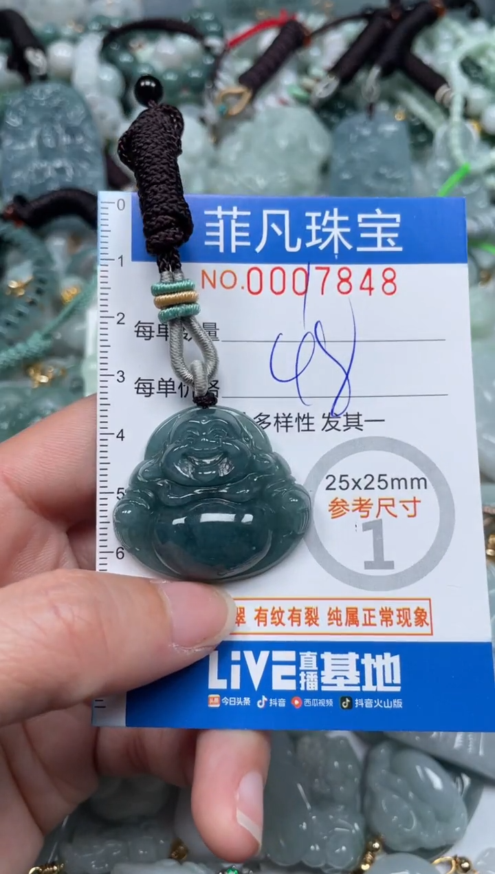 【闪购商品】翡翠颈饰未镶嵌00..7848