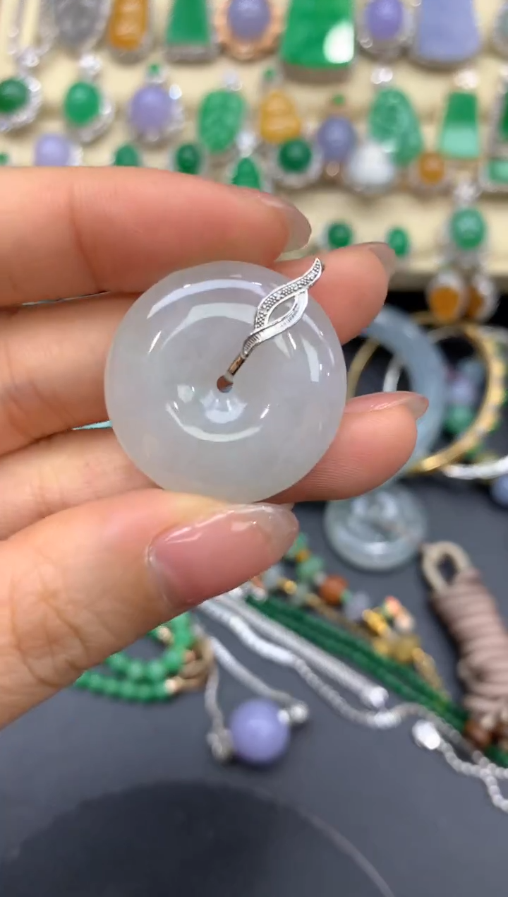 【闪购商品】翡翠颈饰18K金镶嵌171-中国好珍宝