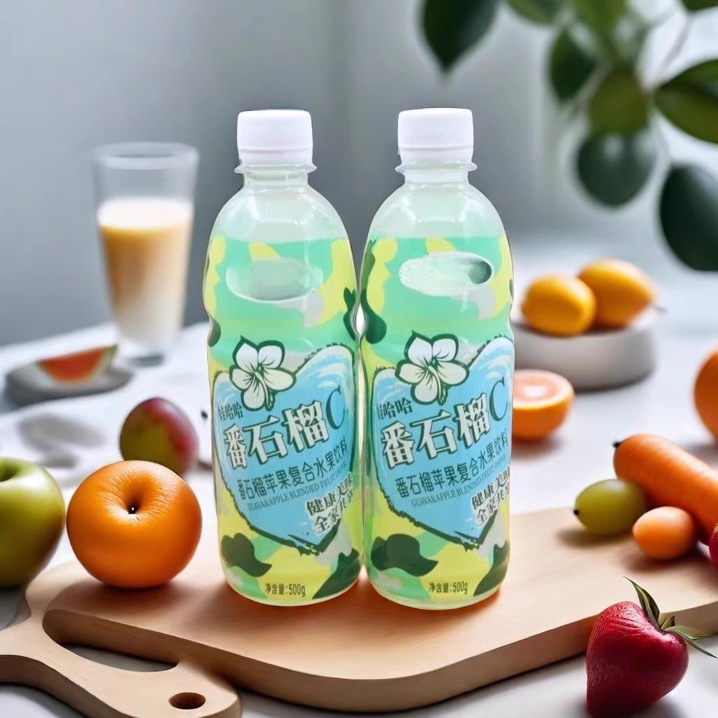 娃哈哈番石榴汁饮料广西特产果汁水果苹果复合饮品500g红白番石榴