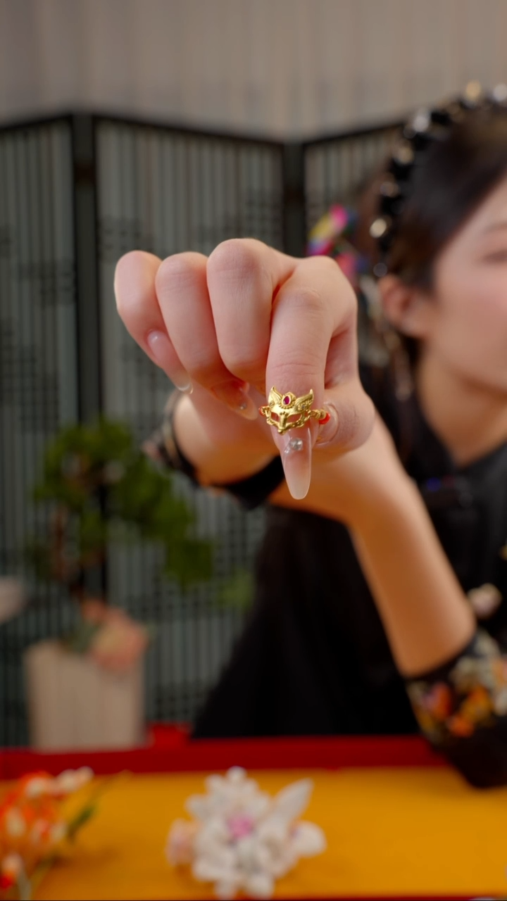 刺绣柠*非遗手工绒花饰品