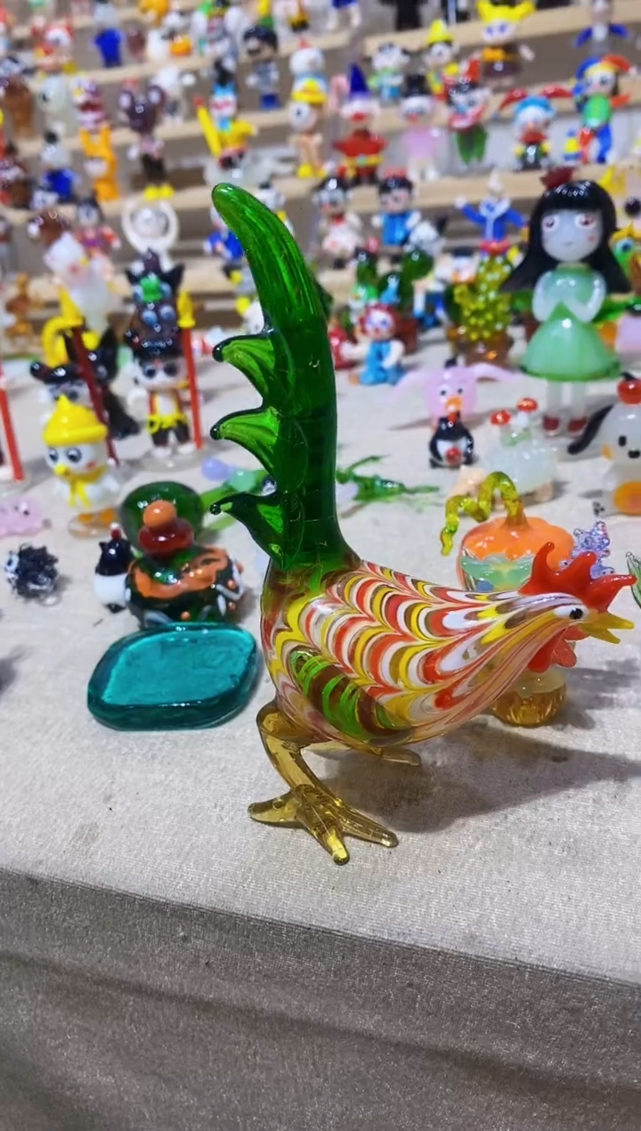 【闪购商品】琉璃手工艺品大公鸡