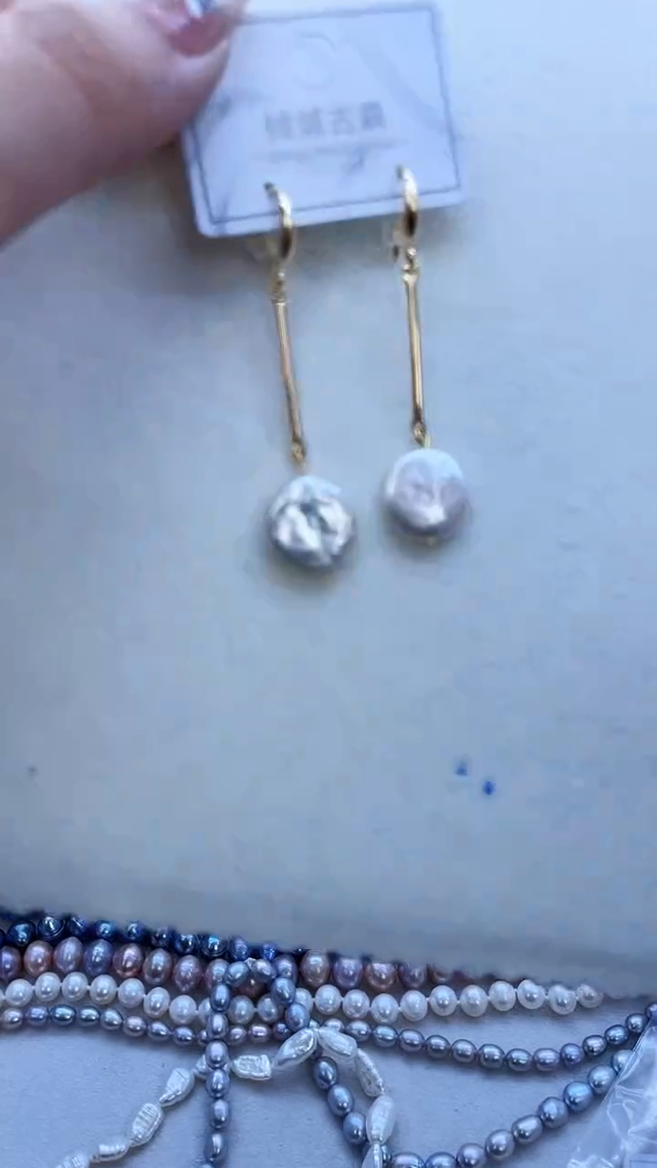 【闪购商品】淡水珍珠耳饰未镶嵌90