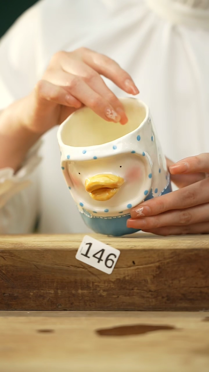 【闪购商品】瓷片新品！设计师手捏嘟嘟鸭/咖啡杯